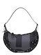 Hype Vegan Baguette Ea Logo Women's Shoulder Bag Grey