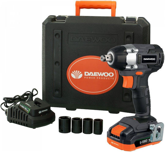 Daewoo DALIW-18-1BKC Cheie de Roți cu Baterie 20V cu Prindere 1/2"