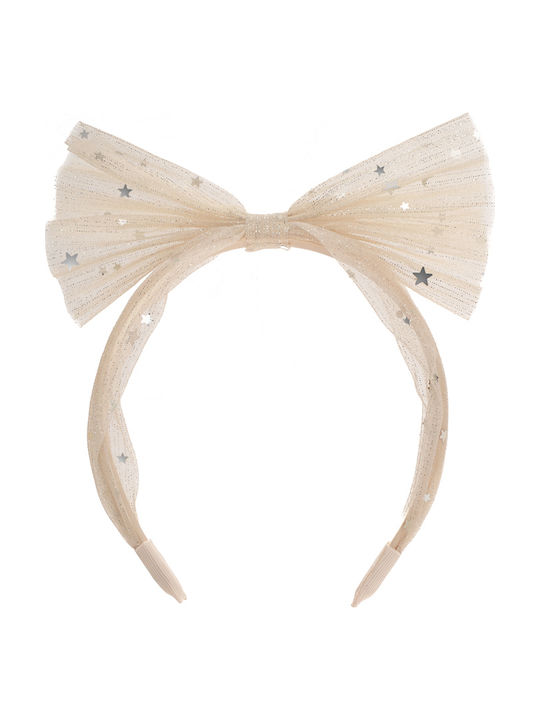 Rockahula Kids Hairband with Beige Bow