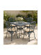 vidaXL Soest Round Garden Chair Cushions Cream 4 pcs 35x35 cm