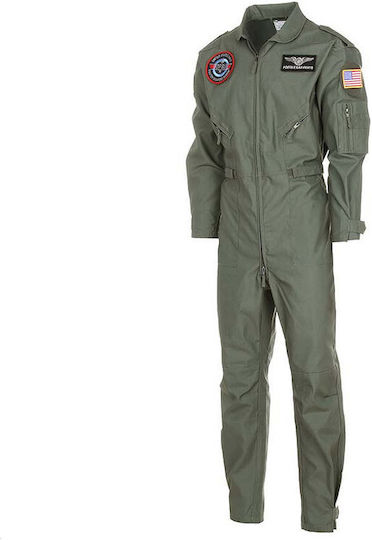 Salopetă de Pilot în Stil Militar Verde OD Fostex Garments Pilot Suit Coverall