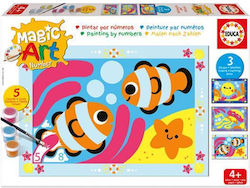 Educa Painting by Numbers Fishes for Children Ages 4+
