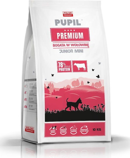 10kg Dry Food for Small Breed Puppies with Beef