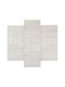 Polcarpet Platinum Modernes Schlafzimmer-Teppichset Cream Beige 3-tlg