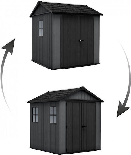 Kunststoff-Gartenhaus 2,3 x 2,24 x 2,46 m Kunststoff-Gartenhaus 2,3 x 2,24 x 2,46 m