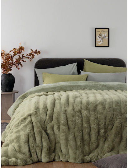 Palamaiki Single Sherpa Comforter 160x220cm Comfo Khaki