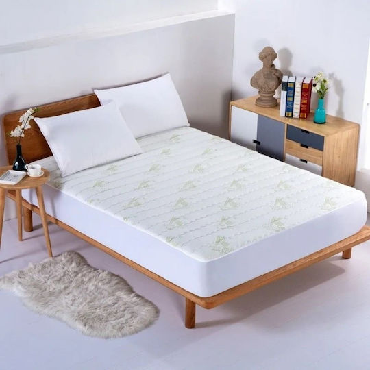 Топ Матрак King Size Полиестер, Импрегниран с Алое Вера 180x200 см