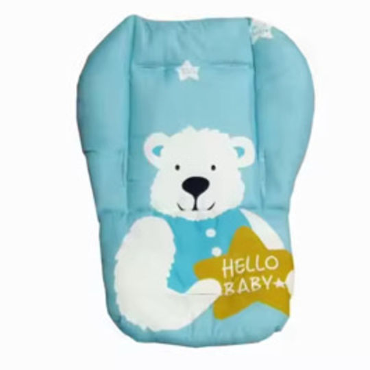 Queen Mother Kinderwagenmatratze Teddy & Star Blau