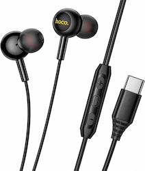 Hoco M120 In-ear Handsfree Ακουστικά με Βύσμα USB-C Μαύρο Hoco M120 In-ear Handsfree Ακουστικά με Βύσμα USB-C Μαύρο