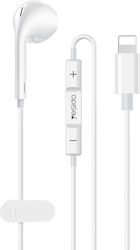 Yesido Yh54 In-ear Handsfree Earphones with Lightning Connector White