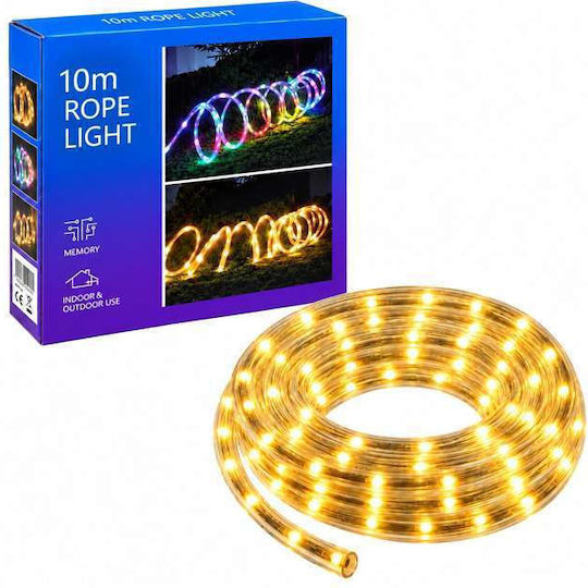 Warm White Christmas Tube Light with Programs 10m