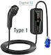 Digital IQ Portable Single-Phase 7kW Charger with Built-in 5m Type 2 Cable (DIQ EV PRL 23207)