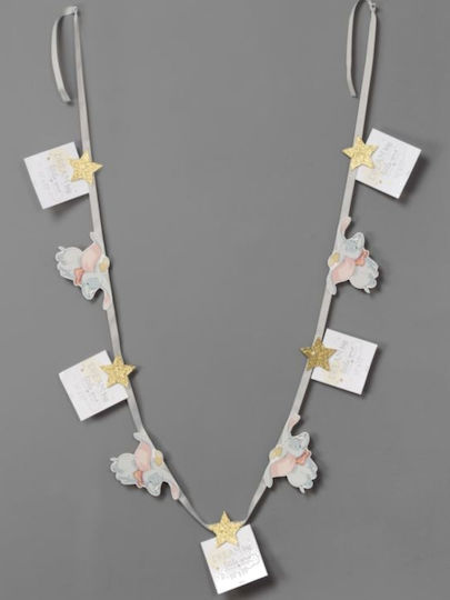 Kinder-Wanddekoration Stern Gold 240 cm