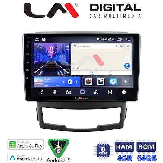 LM Digital Auto-Audiosystem für Daewoo Korando Ssangyong Korando 2010 2013 (Bluetooth/USB/WiFi/GPS)