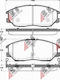 Brake Pads Kia Opirus 03 Sensor 581013fa10