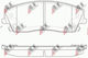 Plăcuțe de Frână Chrysler 300c 04 5142555aa