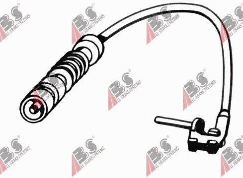 Датчик за накладките на предните спирачки Mercedes ML W163 1635401517