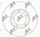Bremsscheibe Hyundai H1 97-04 581294a000