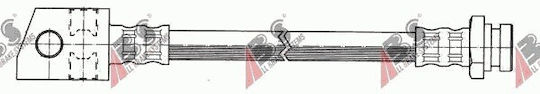 Opel Frontera A 92-98 T Elastyczny Przewód Hamulcowy 562307