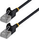 StarTech U/UTP Cat.6a (Gigabit) Καλώδιο Δικτύου Ethernet 2m Μαύρο