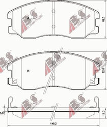 Bremsbeläge Opel Antara 06 Vorderachse 4808861