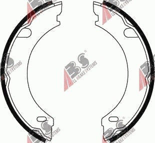 Bremsbacken Volvo 940 93–97 Schaltgetriebe 1387798