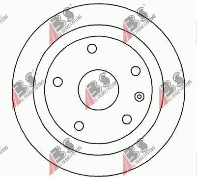 Brake Disc Daewoo Leganza 97-04 Rear 96219485