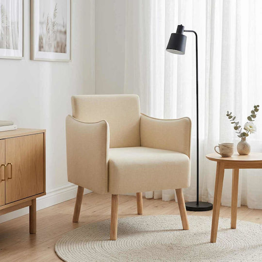 Relax-Sessel Beige 60x65x76 cm