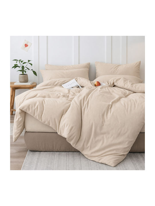 Saray Home Single Duvet Cover Set 160x240cm wit...