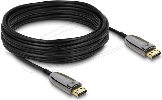 DeLock 87107 Καλώδιο DisplayPort male - DisplayPort male 10m Μαύρο