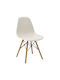 Julita Dining Chair Made of Polypropylene Cream 46x52x81 cm