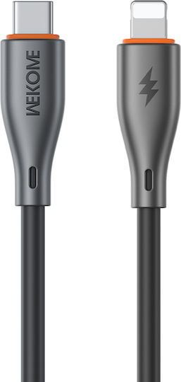 WK USB-C to Lightning Cable 27W Μαύρο 1m 151372