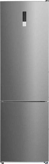 Philco Ψυγειοκαταψύκτης 330lt NoFrost Υ201xΠ59.5xΒ63.5εκ. Ασημί PCN 330 EX