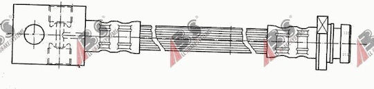 Nissan Terrano II Гъвкав спирачен маркуч 96-06 462110f015