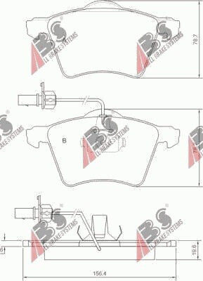 Front Brake Pads Vw Transporter T4 90 23034.19.0