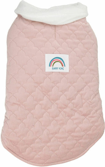 Lalazoo Hundemantel für Hunde Rosa XL mit Rückenlänge 50 cm