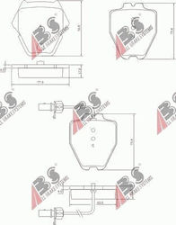 Bremsbeläge Vw Phaeton 02 3.2 V6 Räder 16 23830.18.3
