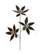 Decoris Ramură Decorativă de Crăciun din Țesătură, Lungime 63 cm, Bronz