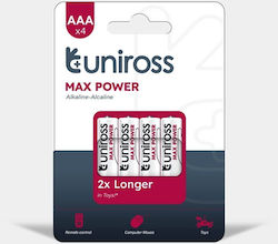 Uniross Max Power AAA 1.5V 4τμχ