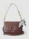 Damen Flap Tasche Braun