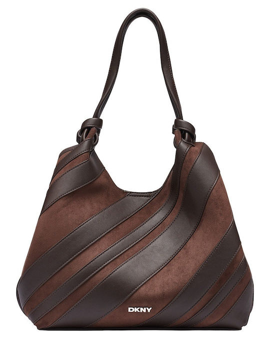 DKNY Paula Υφασμάτινη Γυναικεία Tote Τσάντα Suede