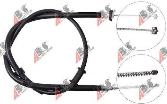Handbrake Cable Fiat 500 07 Left Rear 51786840