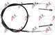 Handbrake Cable Peugeot 309 85-93 Left Rear 474565