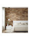 3D Wall Panels Solid Wood with Glue Beige 56x18x2 cm 10 pcs