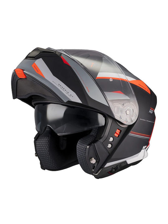 MT Genesis SV Raccoon B5 Matt Rot Motorradhelm ...