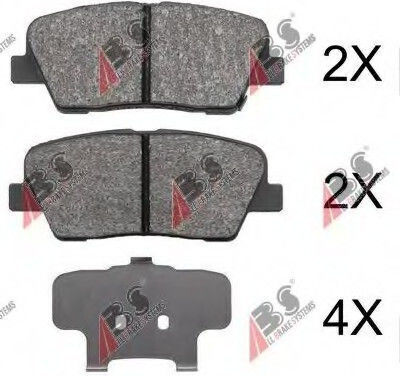 Bremsbeläge Kia Sorento 09 Hinten 583022pa70