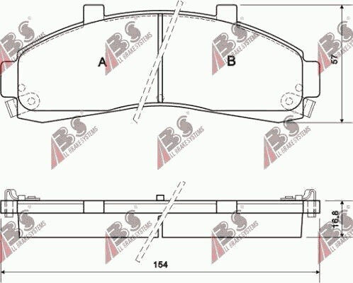 Спирачни накладки Ford Explorer 95-01 23472.17.3