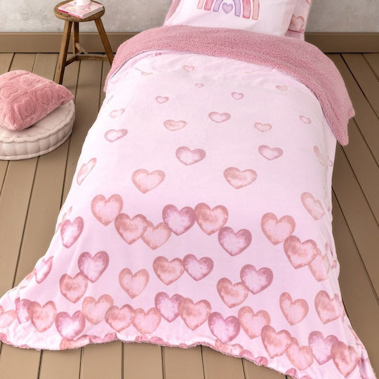 Nima Fleece-Decke Rosa 220x160 cm