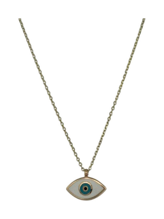 Rubini 14K Gold Evil Eye Necklace