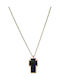 Rubini 9K Gold Necklace in Black
